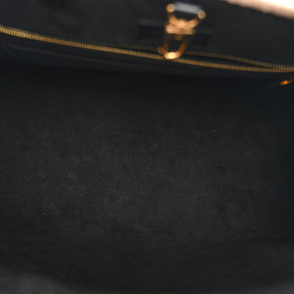 Louis Vuitton Empreinte Monogram Giant Broderies Onthego MM Cream Black 5 of 9