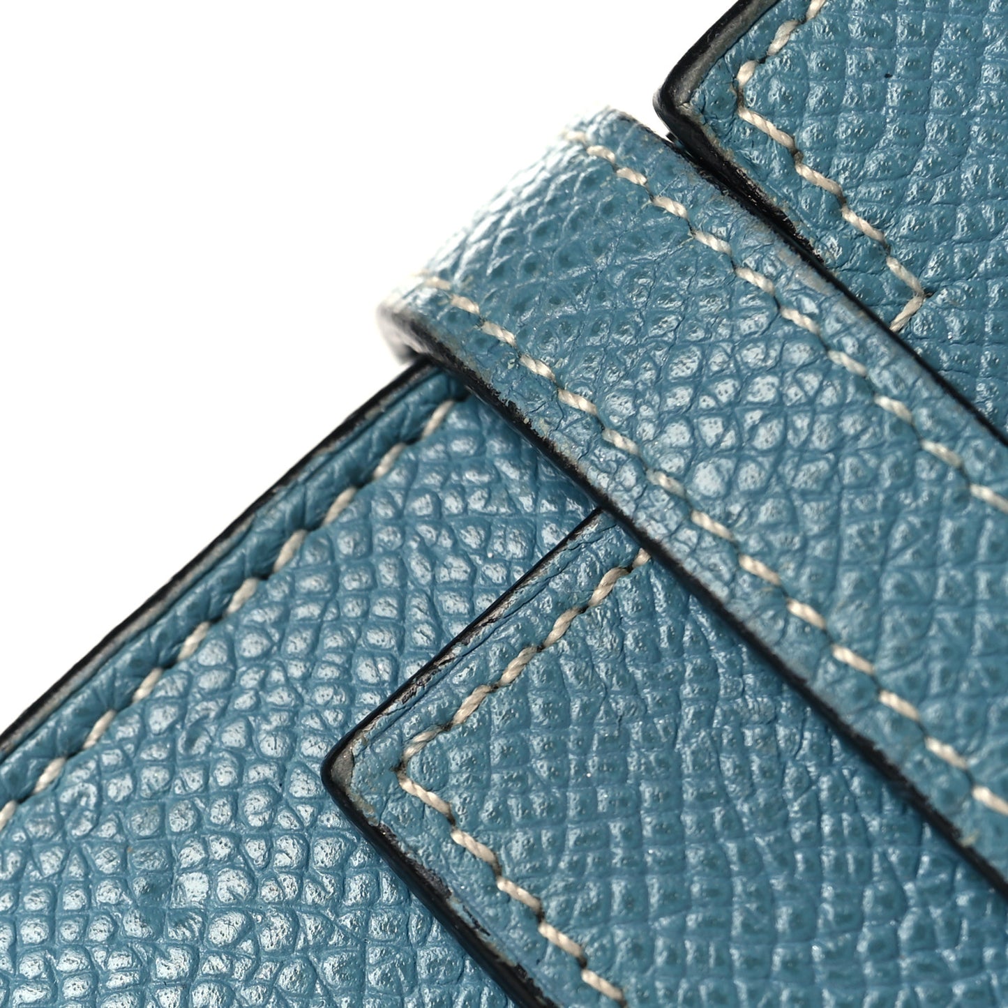Epsom Kelly Longue Wallet Blue Jean
