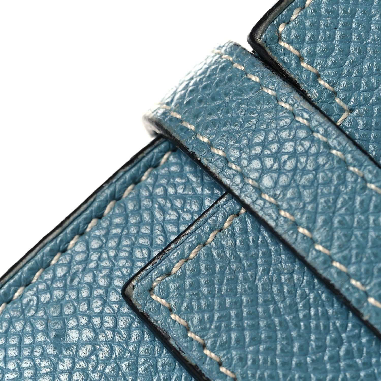 Hermes Epsom Kelly Longue Wallet Blue Jean 12 of 13