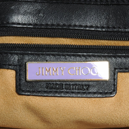 Jimmy Choo Leather Radiant Hobo Black 6 of 7