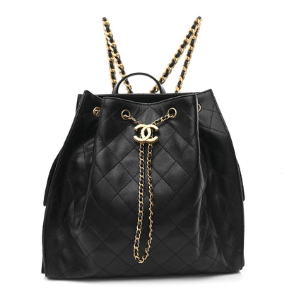 Chanel Caviar Quilted Large Chanel 25 Backpack Black 1 of 11