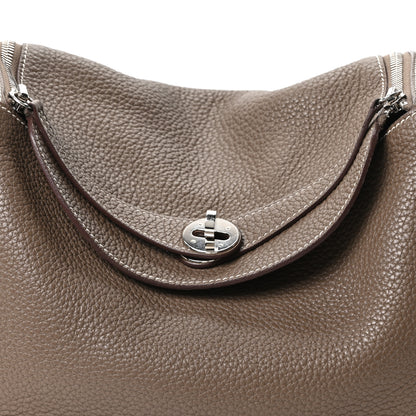 Hermes Taurillon Clemence Lindy 30 Etoupe 8 of 10