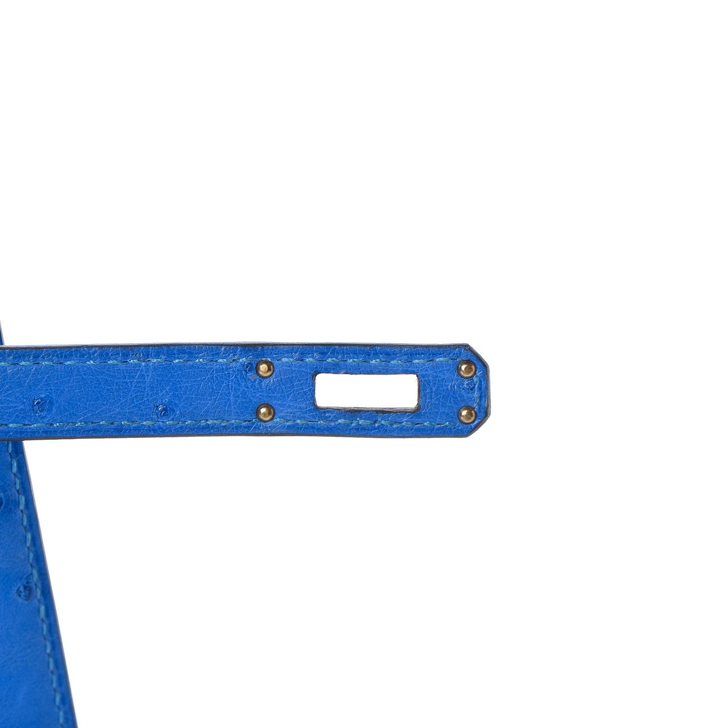 Ostrich Kelly Sellier 25 Bleuet