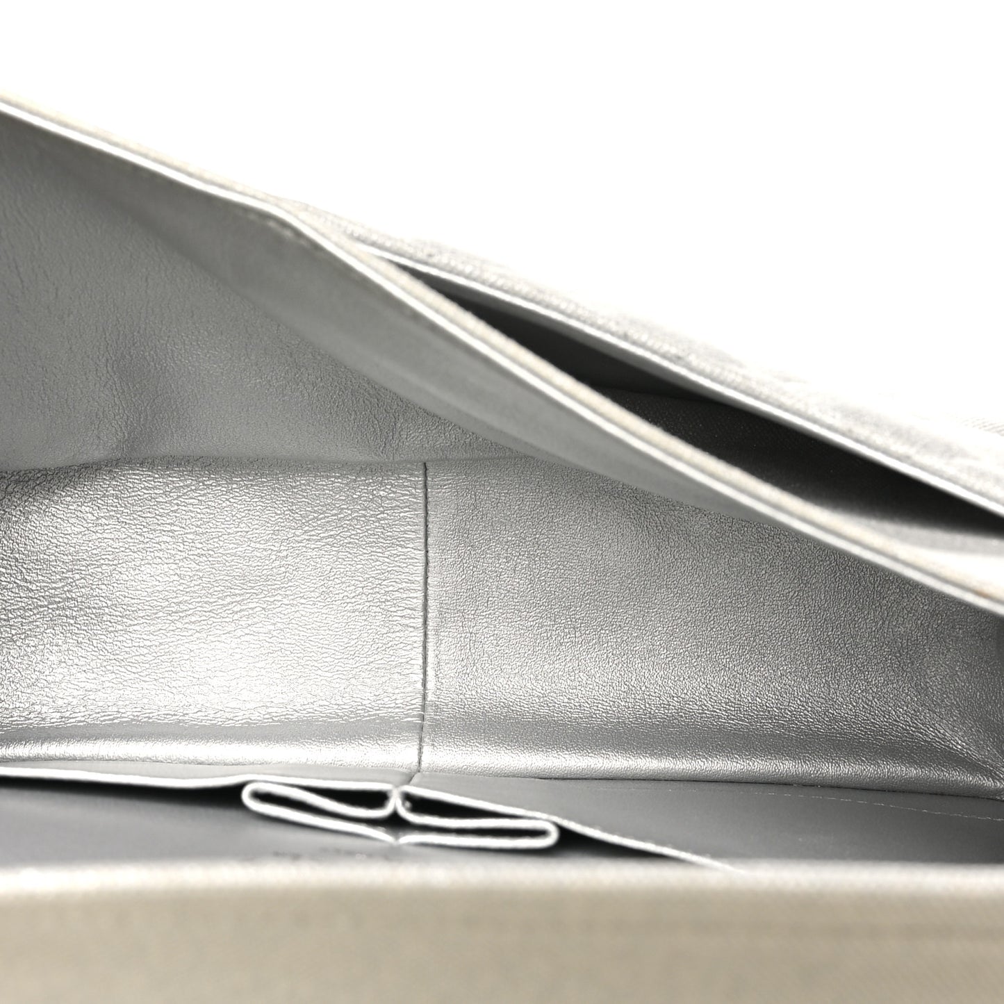 Metallic Canvas Space Charms 2.55 Reissue 226 Flap Silver