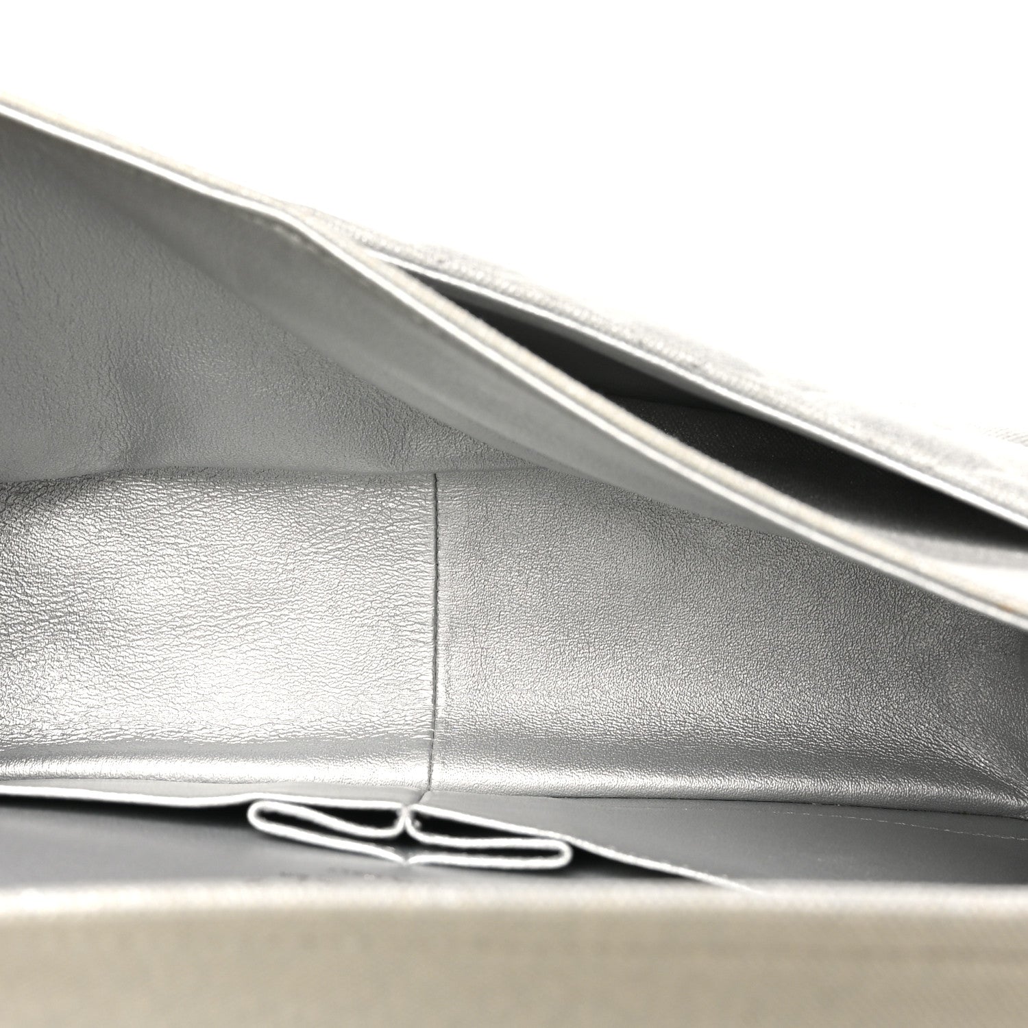 Chanel Metallic Canvas Space Charms 2.55 Reissue 226 Flap Silver 5 of 12