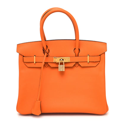 Hermes Epsom BIRKIN 30 Orange 1 of 14