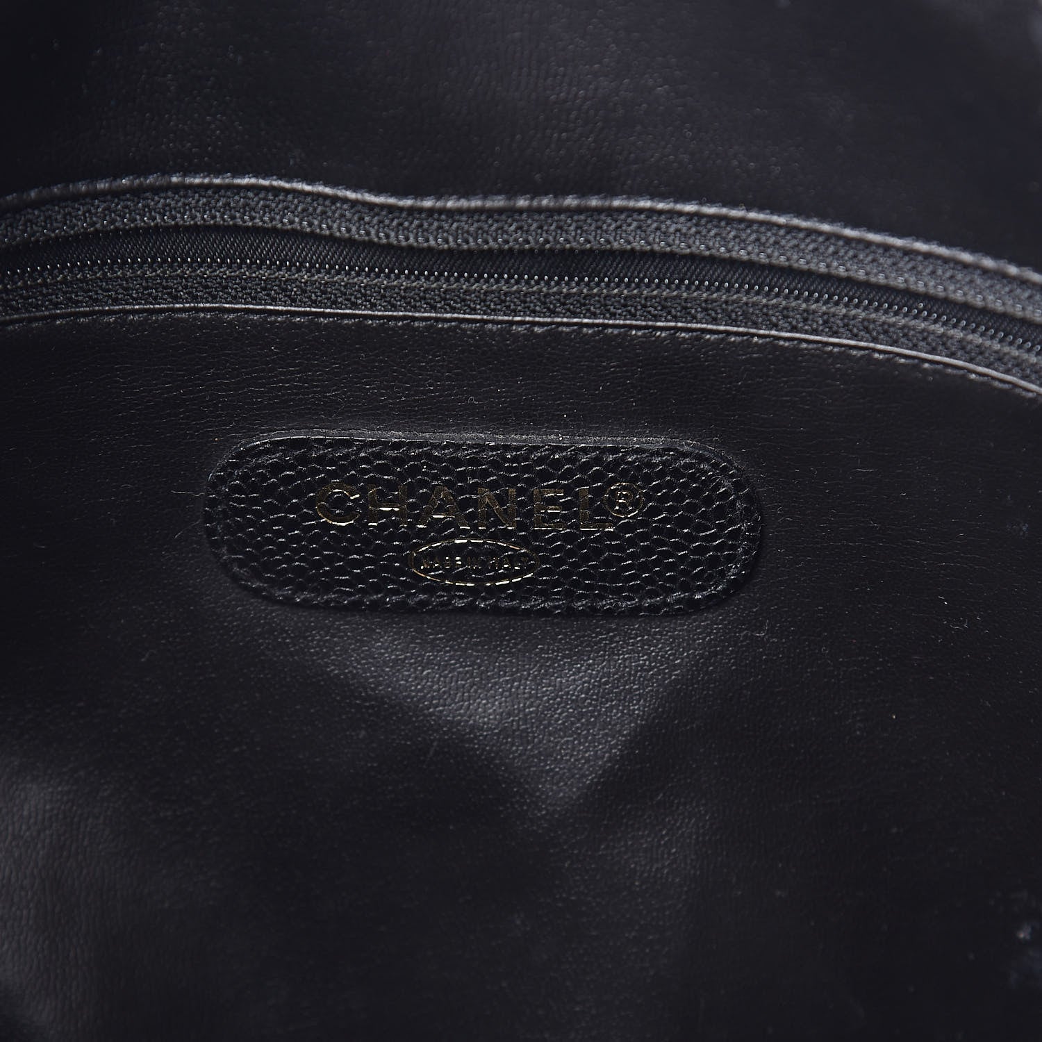 Chanel Caviar CC Tote Black 6 of 10