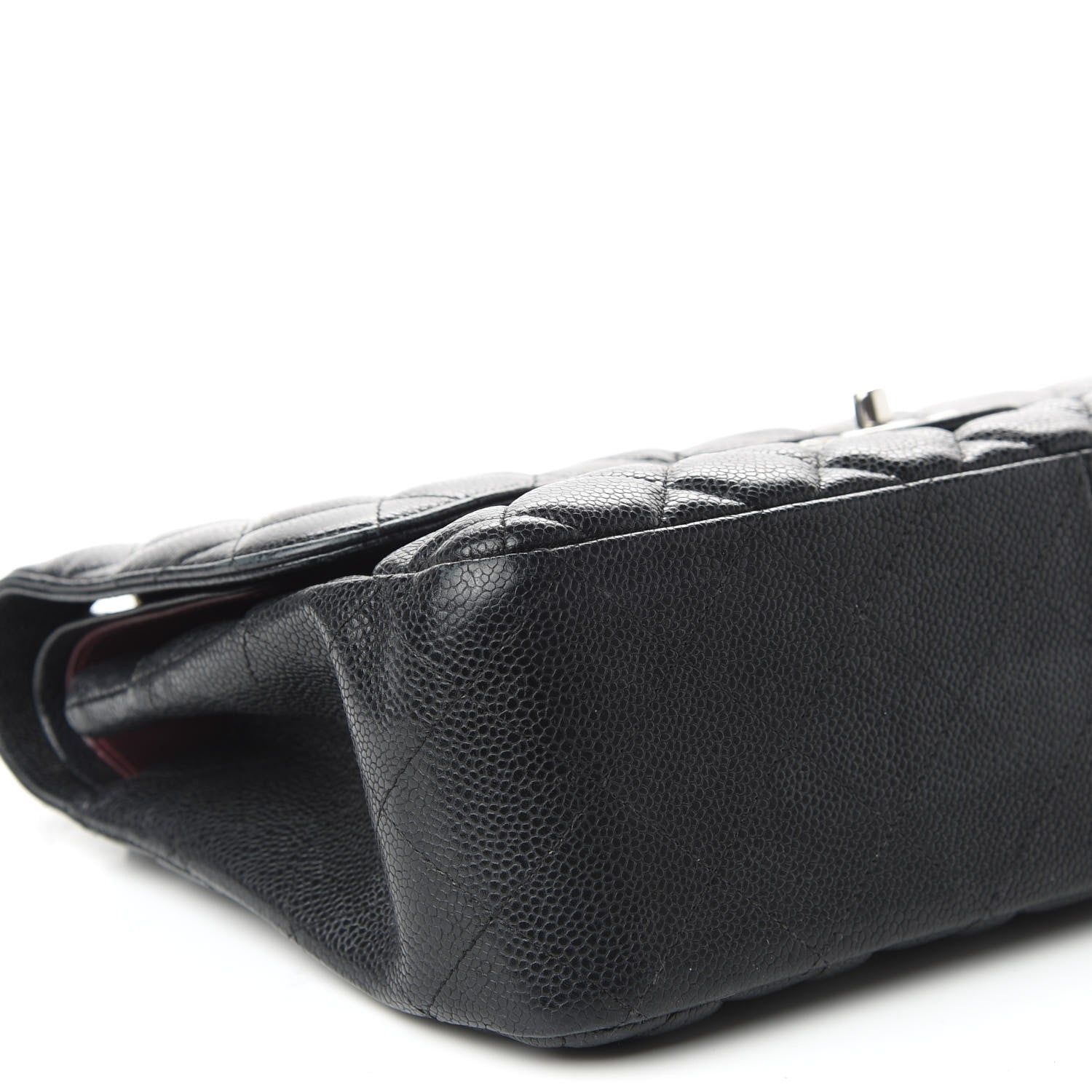 Chanel Caviar Quilted Jumbo Double Flap Black 6 of 12