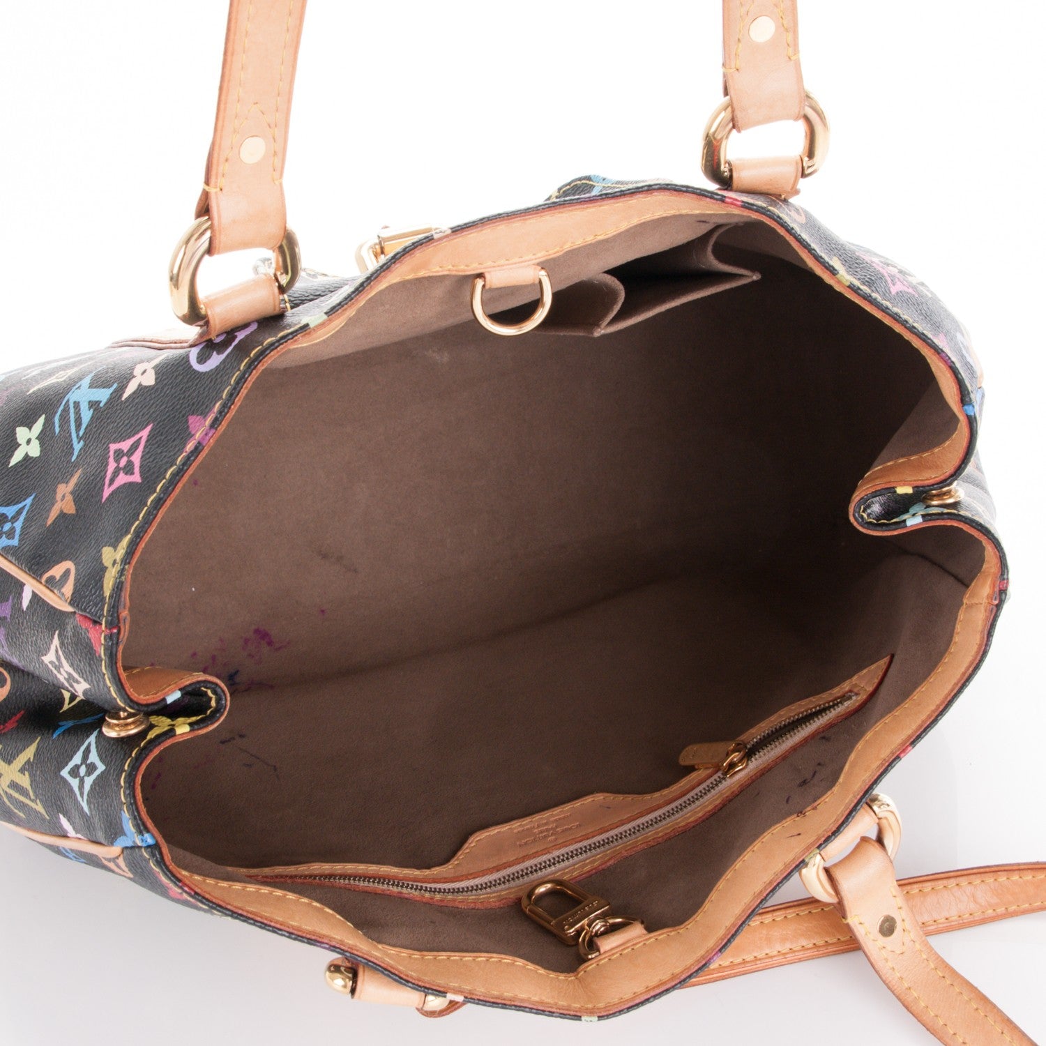 Louis Vuitton Monogram Multicolor Aurelia MM Black 5 of 8