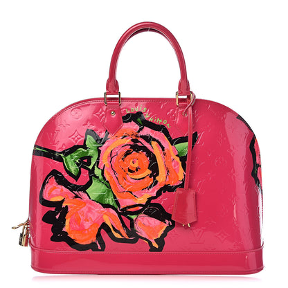 Louis Vuitton Vernis Roses Alma MM Rose Pop 1 of 11