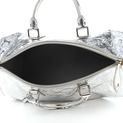 Louis Vuitton Monogram Miroir Speedy 35 Silver 5 of 11