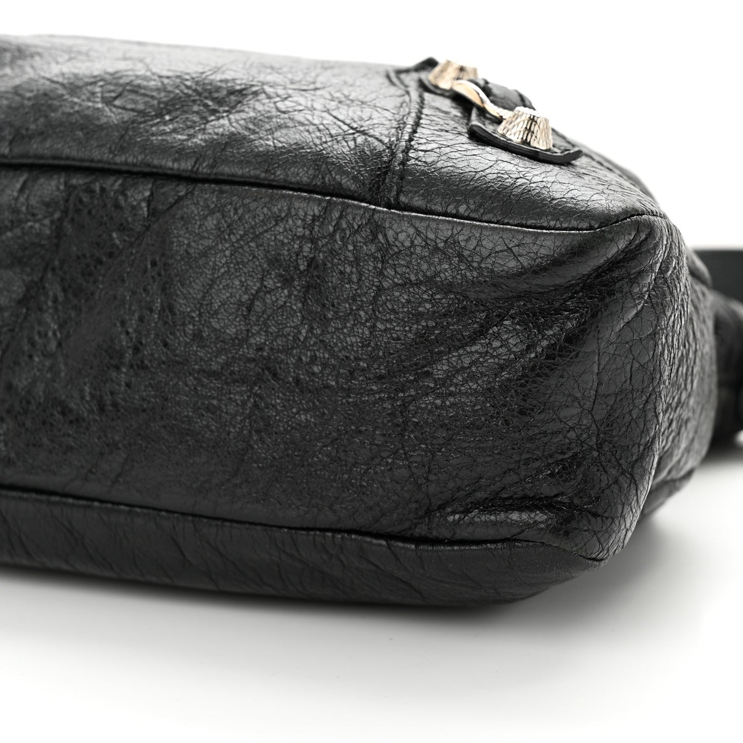 Agneau Giant 12 Silver Hardware Town Black