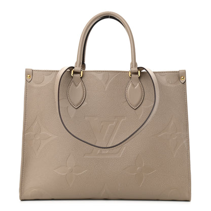Louis Vuitton Empreinte Monogram Giant Onthego MM Tourterelle 1 of 17