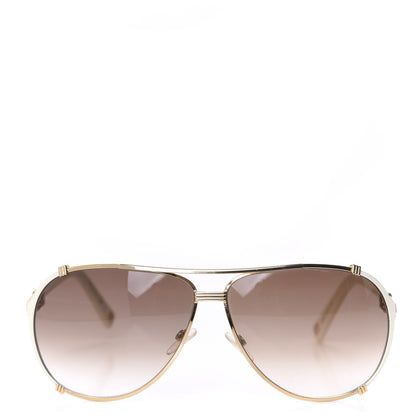 Christian Dior Chicago 2 Aviator Sunglasses White 2 of 7