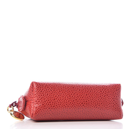 Chanel Caviar CC Coin Purse Red 4 of 9