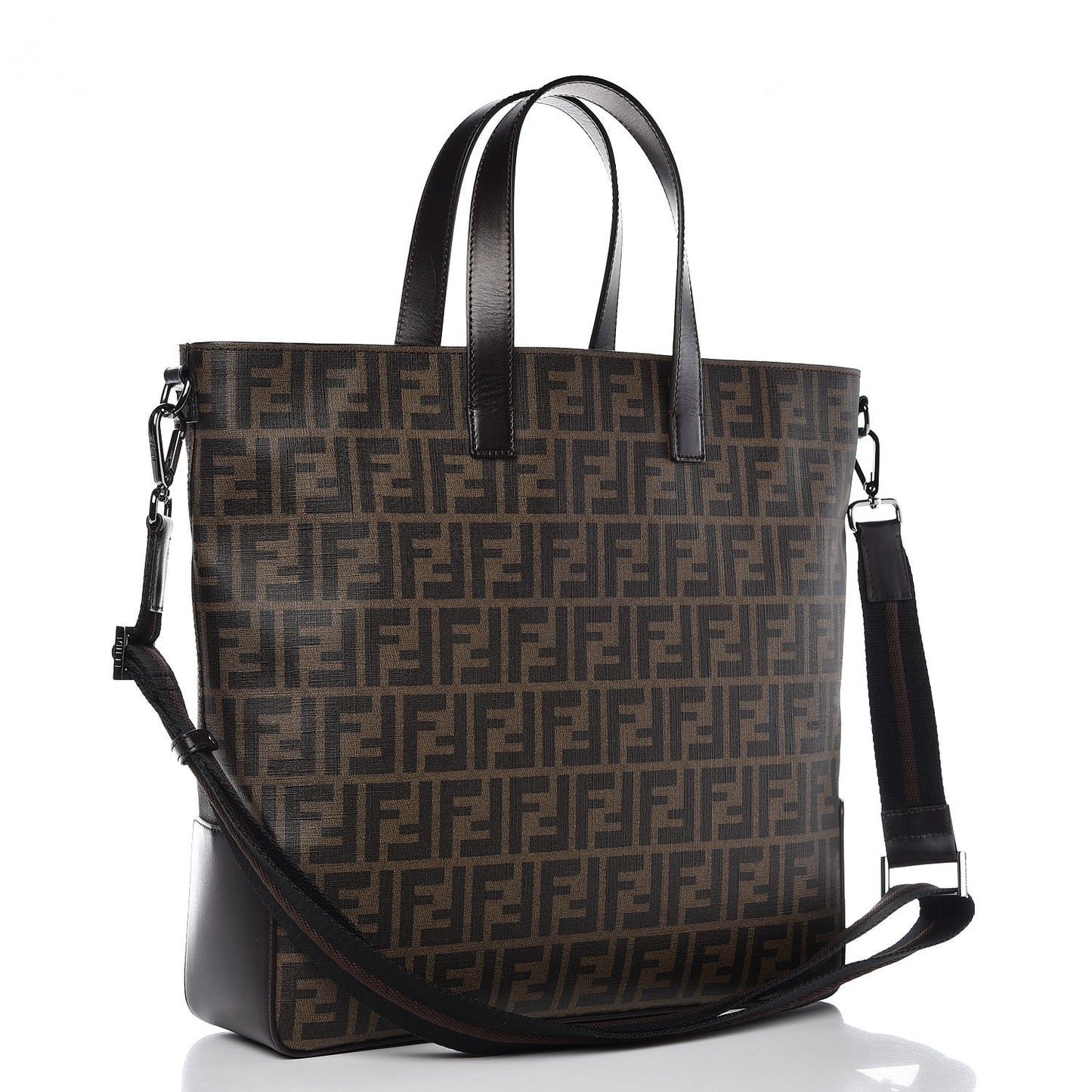 Zucca Top Handle Convertible Tote Tobacco