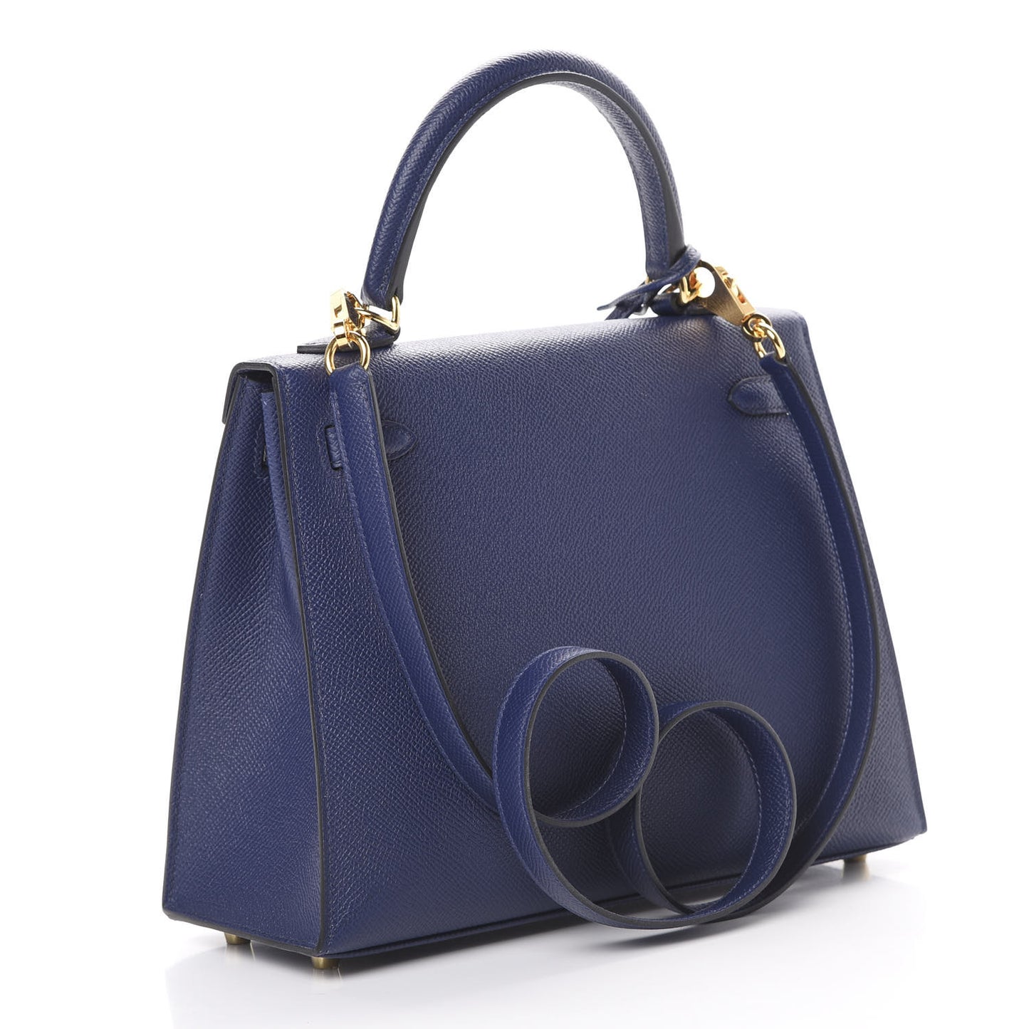 Epsom Kelly Sellier 25 Bleu Saphir