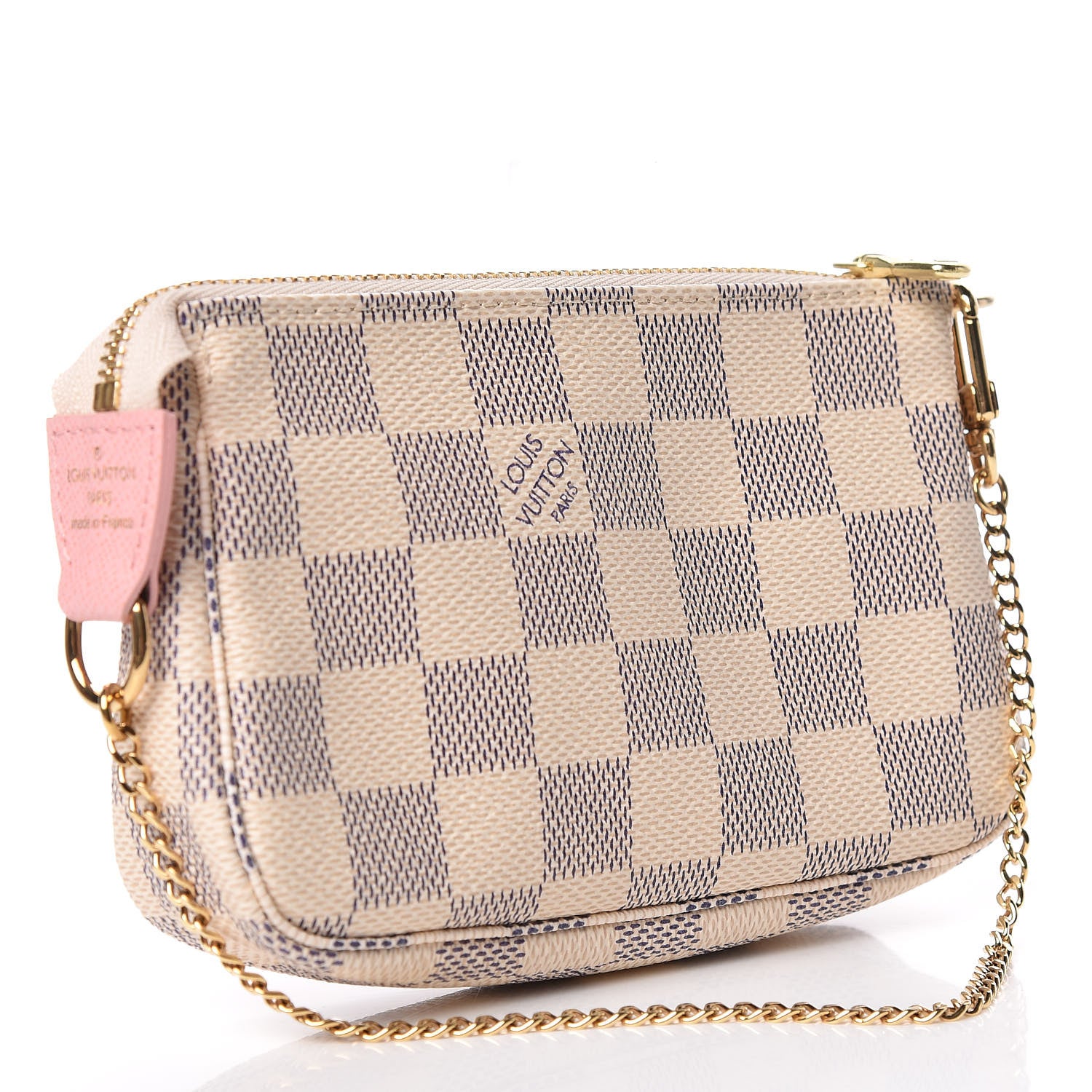 Louis Vuitton Damier Azur 2018 Christmas Animation Mini Pochette Accessories 3 of 7