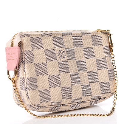 Louis Vuitton Damier Azur 2018 Christmas Animation Mini Pochette Accessories 3 of 7