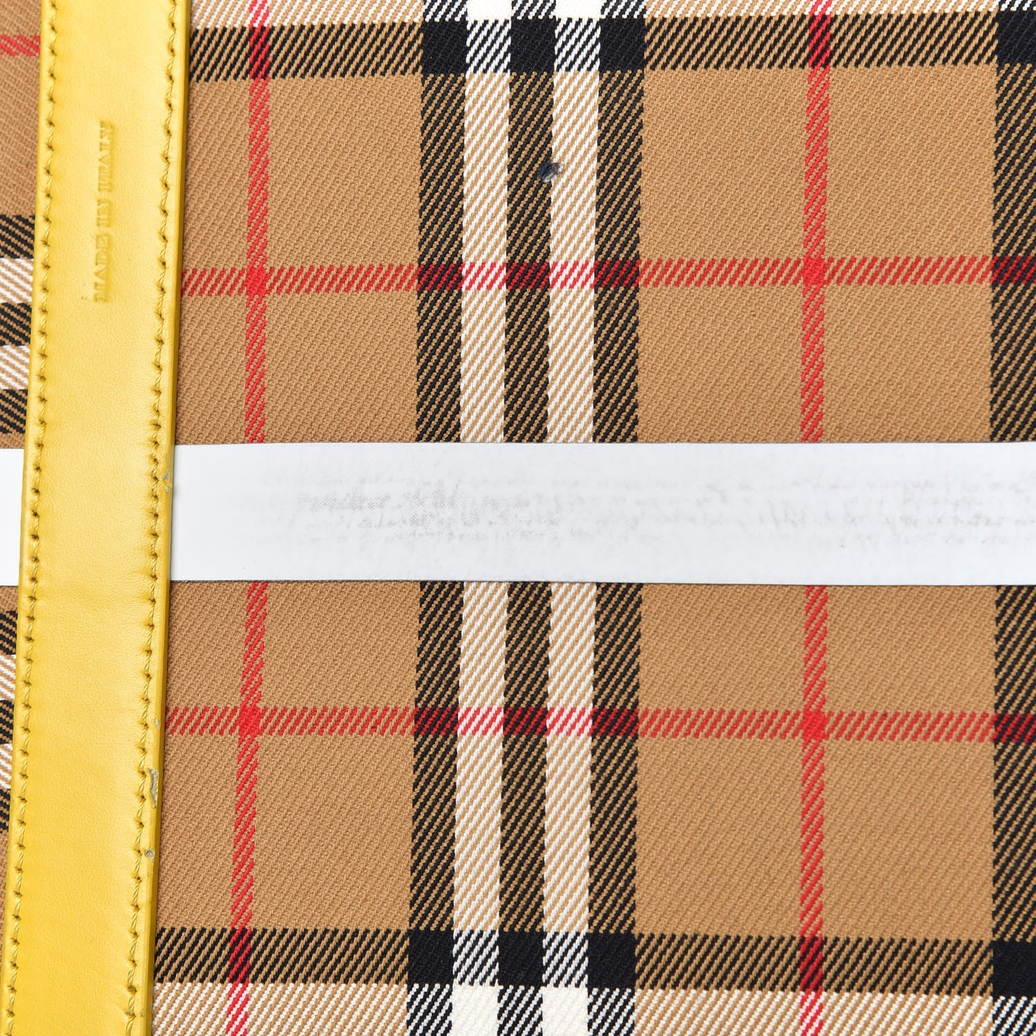 Burberry Vintage Check Large The Giant Reversible Tote Yellow 14 of 22