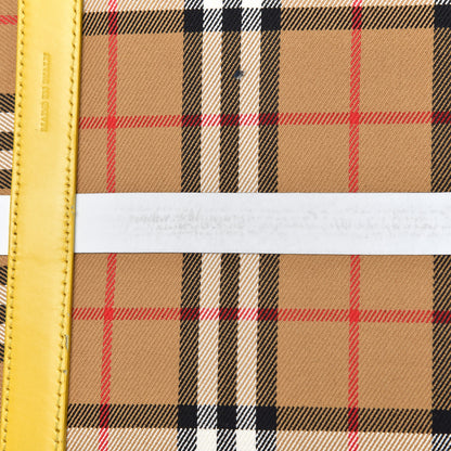 Burberry Vintage Check Large The Giant Reversible Tote Yellow 14 of 22