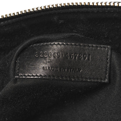 Saint Laurent Calfskin Classic Duffle 6 Black 7 of 15