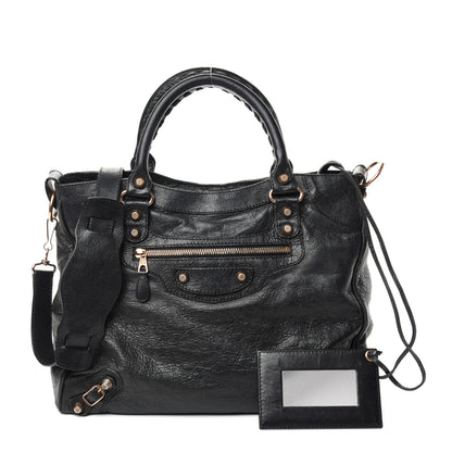 Balenciaga Agneau Giant 12 Rose Gold Hardware Velo Black 3 of 11