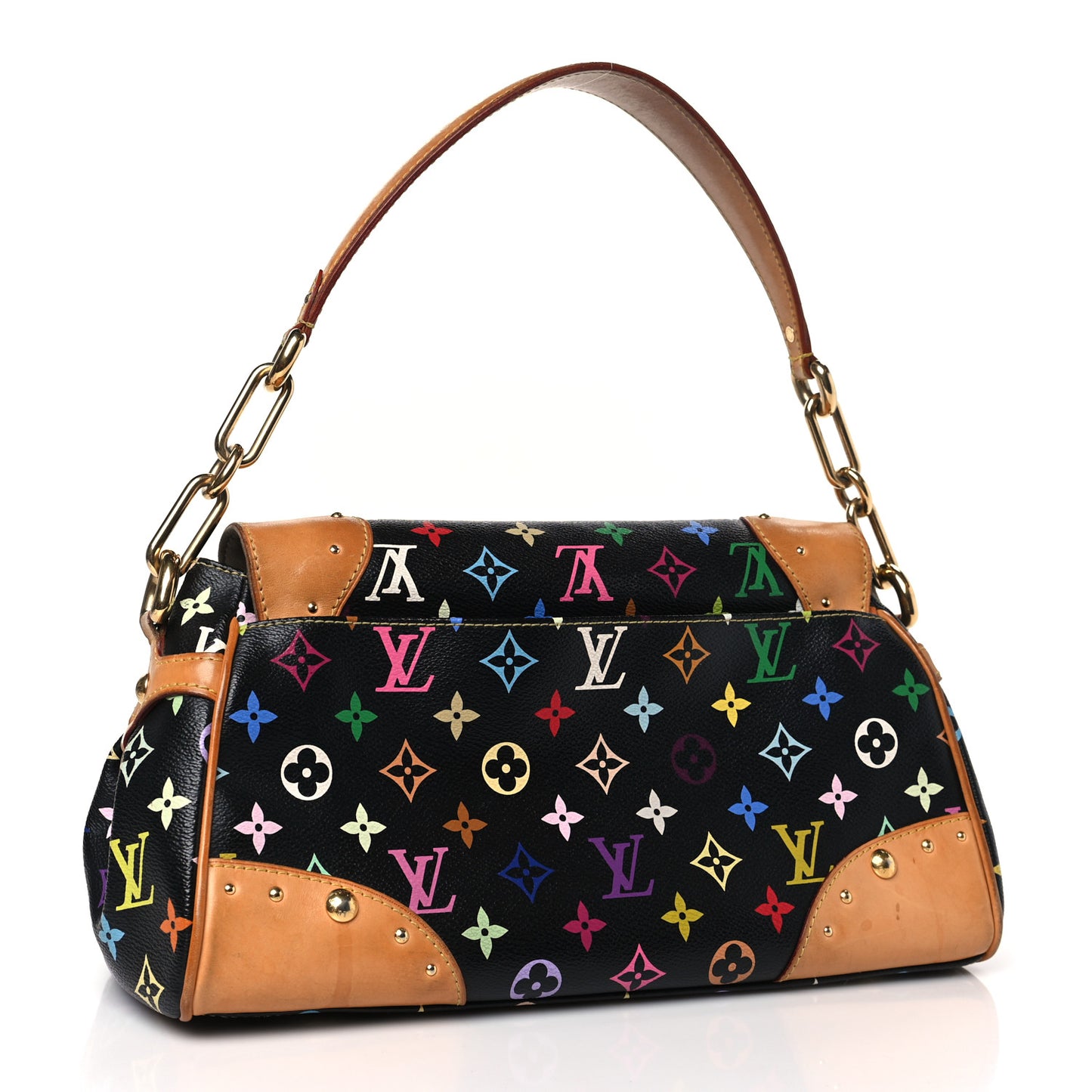 Monogram Multicolor Beverly MM Black