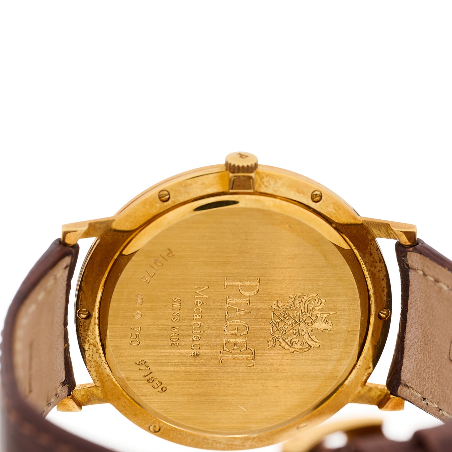 18K Yellow Gold Alligator 38mm Altiplano Manual Winding Watch