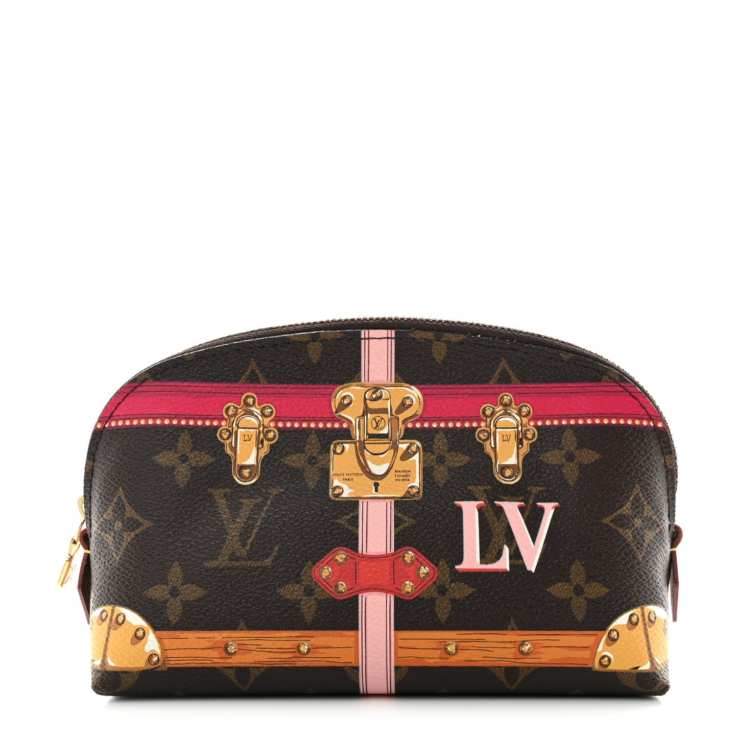Monogram Summer Trunks Cosmetic Pouch PM