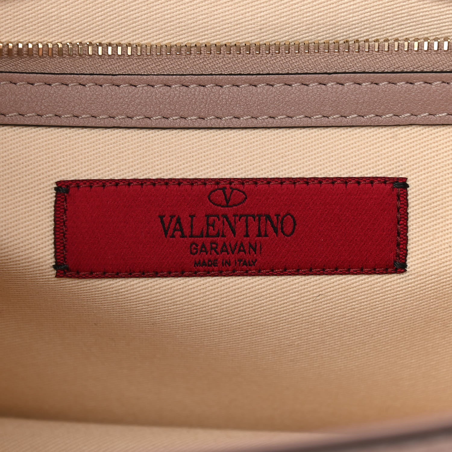 Valentino Garavani Vitello Medium Glam Lock Rockstud Flap Poudre 6 of 10