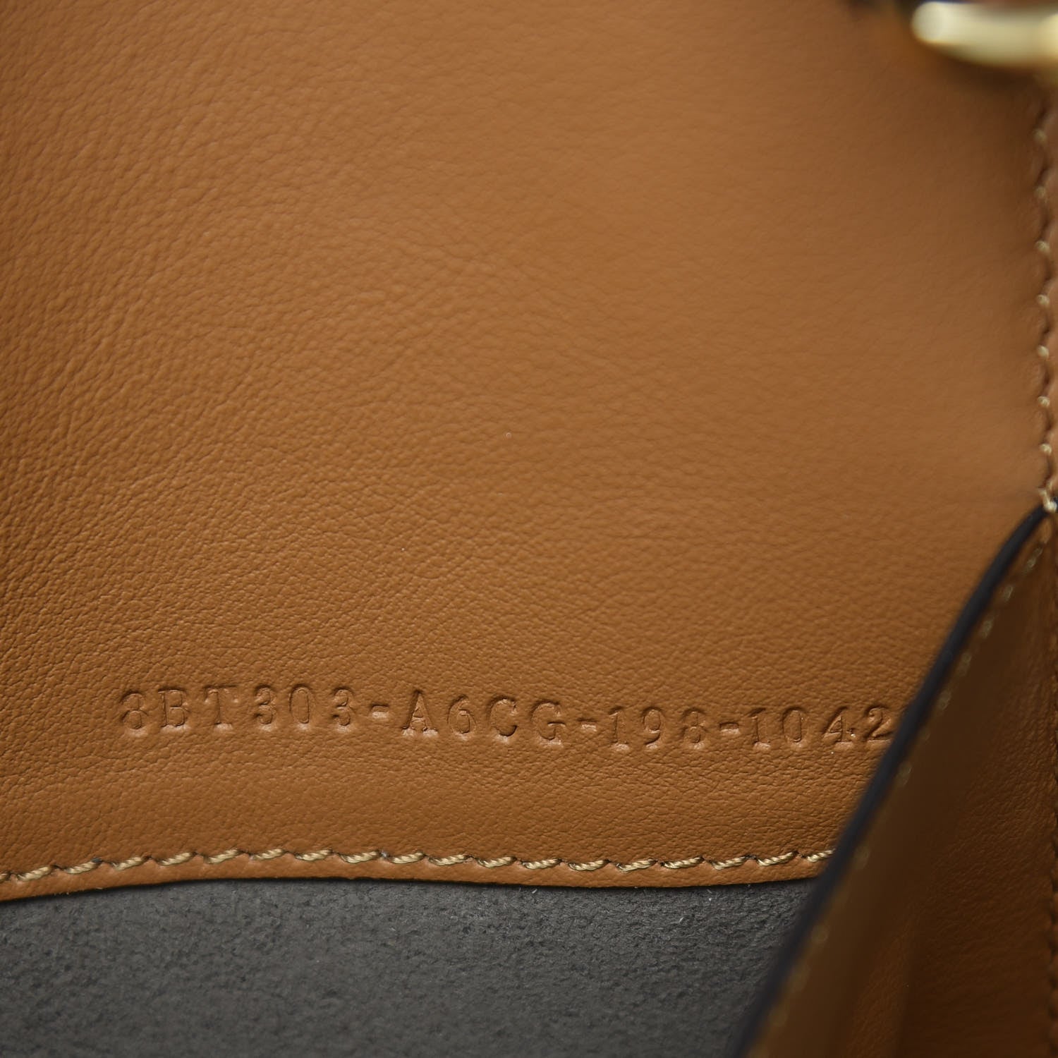 Fendi Vitello Grace Suede Flip Tote Nocciola Marrone 11 of 15