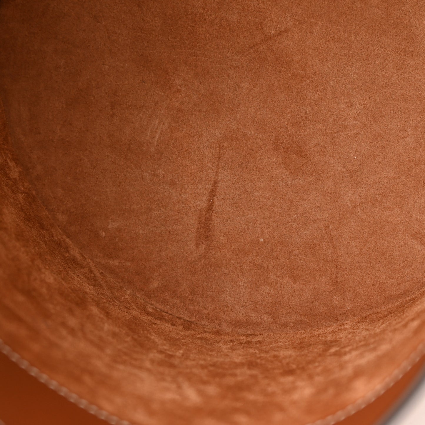 Smooth Calfskin Bucket 16 Bag Tan