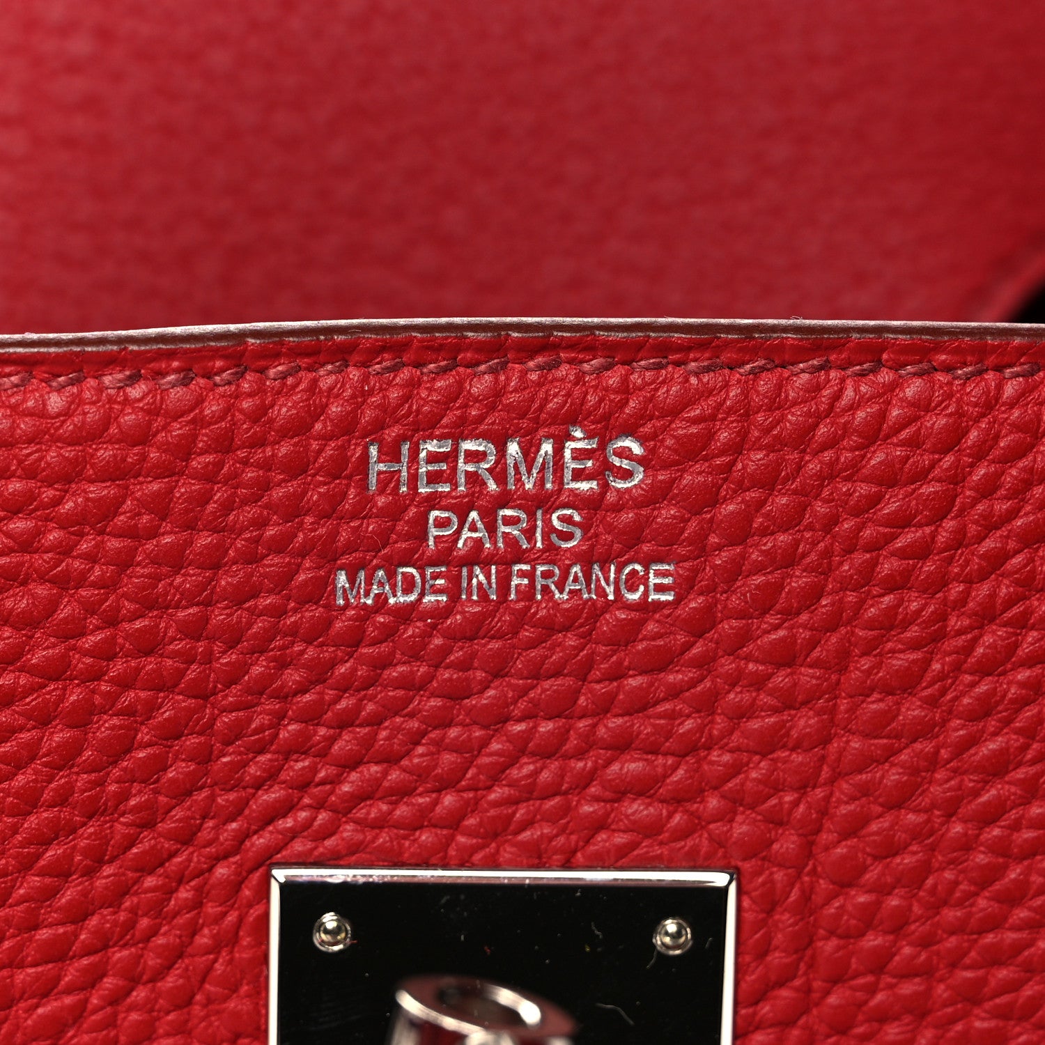 Hermes Togo Birkin 35 Rouge Garance 5 of 12