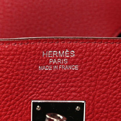 Hermes Togo Birkin 35 Rouge Garance 5 of 12