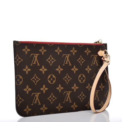 Louis Vuitton Monogram Neverfull MM GM Pochette Cherry 3 of 7