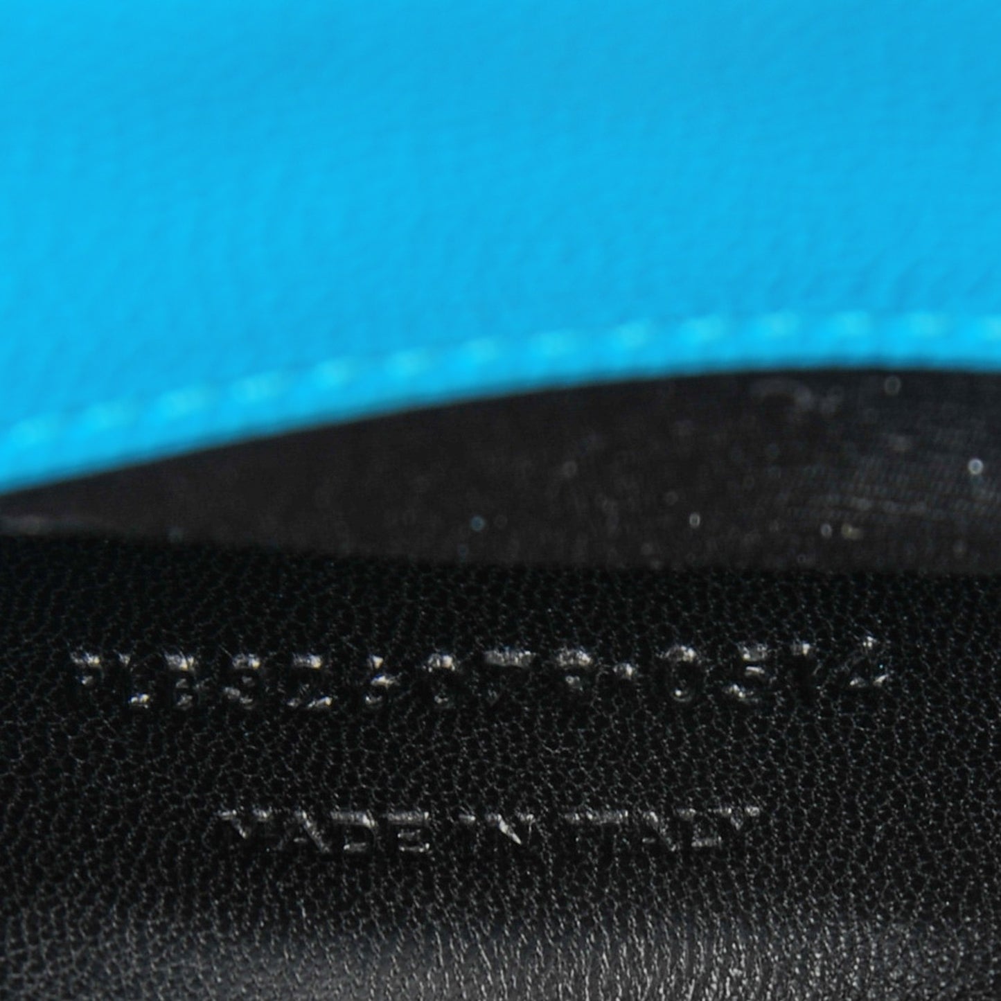 Grain De Poudre Classic Monogram Clutch Turquoise