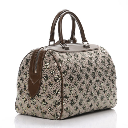 Louis Vuitton Sequin Monogram Sunshine Express Speedy Kaki 3 of 7