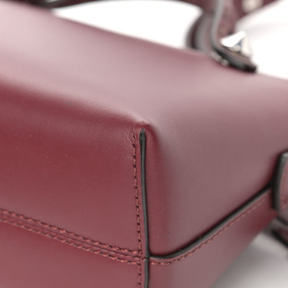 Fendi Vitello King Logo Embossed Mini By The Way Boston Bag Barolo 20 of 27
