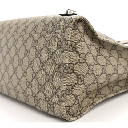 Balenciaga X GUCCI GG Supreme Monogram Neo Classic Silver Hardware City Beige Ebony 11 of 11