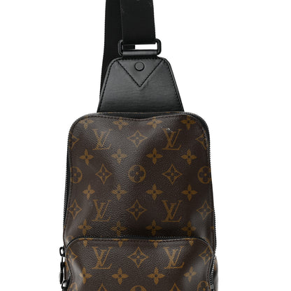 Louis Vuitton Monogram Macassar Avenue Sling Bag 7 of 11