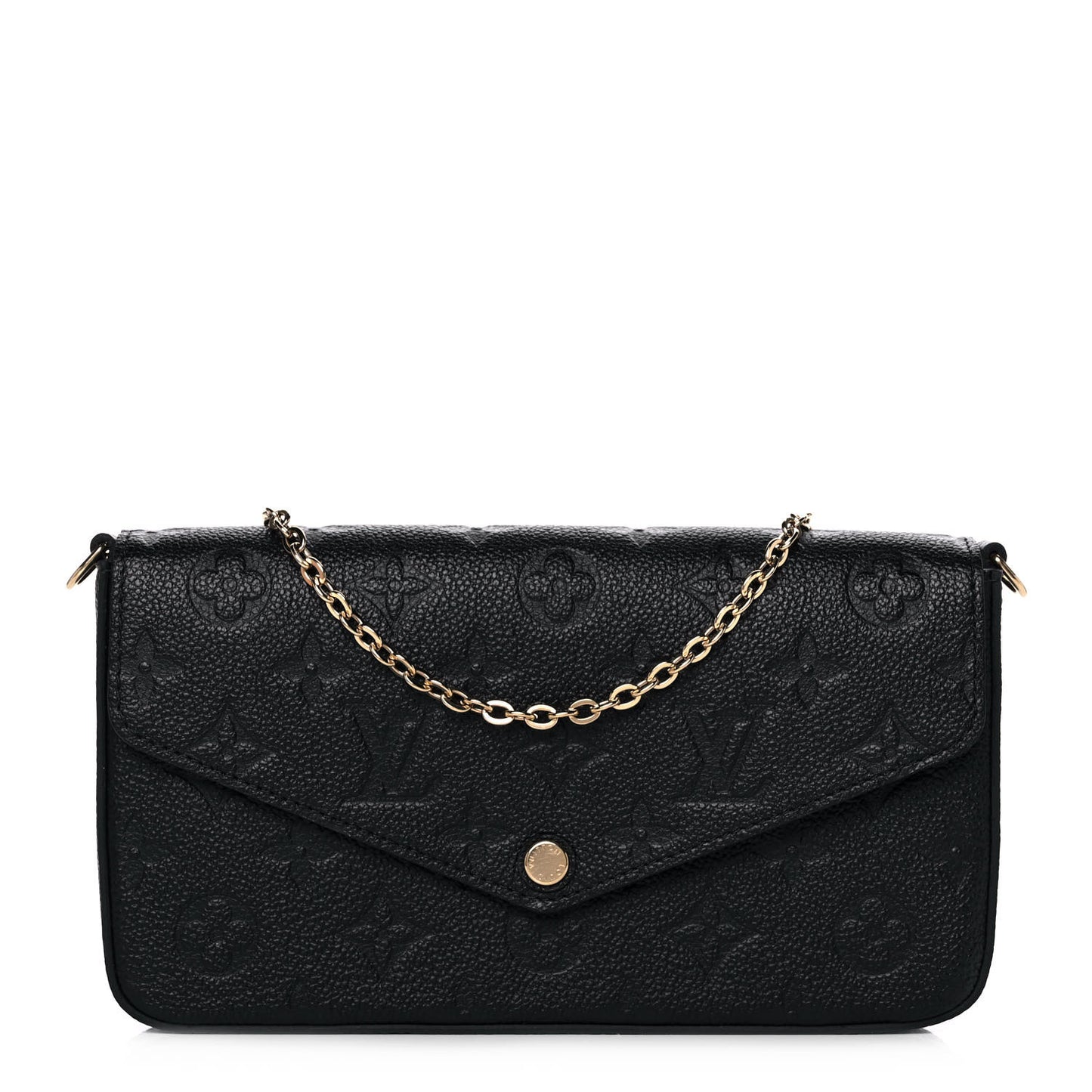 Empreinte Pochette Felicie Chain Wallet Black