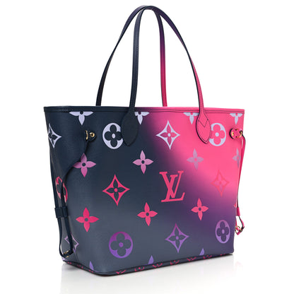 Louis Vuitton Monogram Giant Spring In The City Neverfull MM Midnight Fuchsia 4 of 10