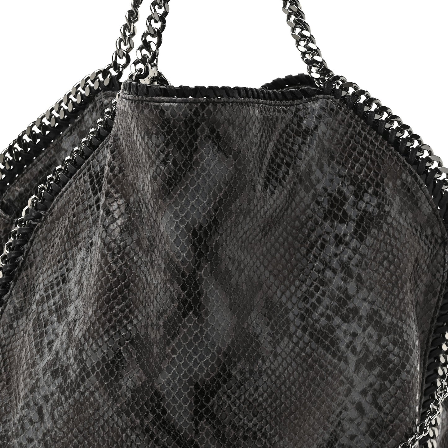 Eco Python Big Falabella Hobo Dark Grey