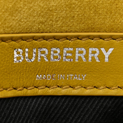 Burberry Velvet Quilted Mini Lola Bag Yellow 6 of 8