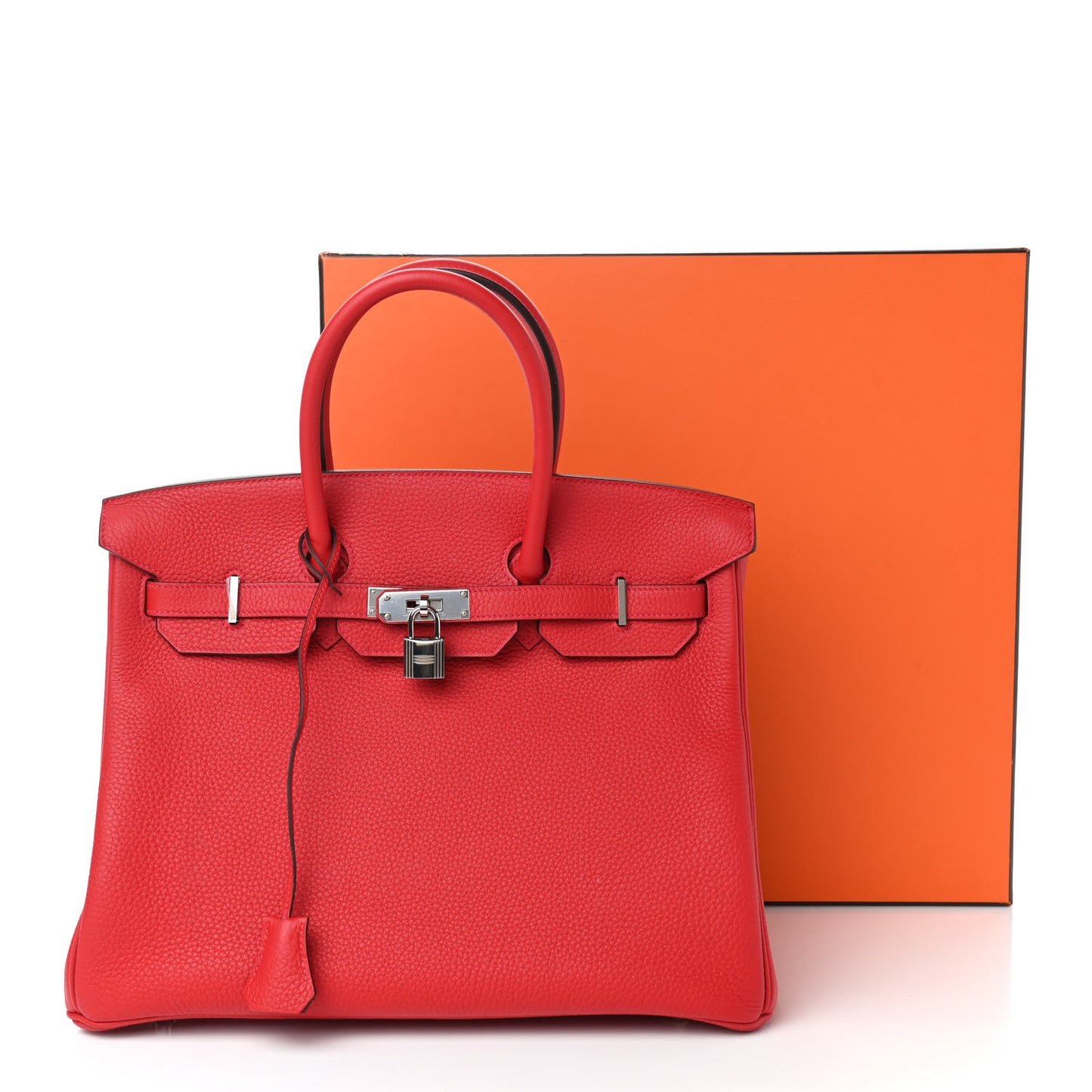 Togo Horseshoe Birkin 35 Rouge Casaque