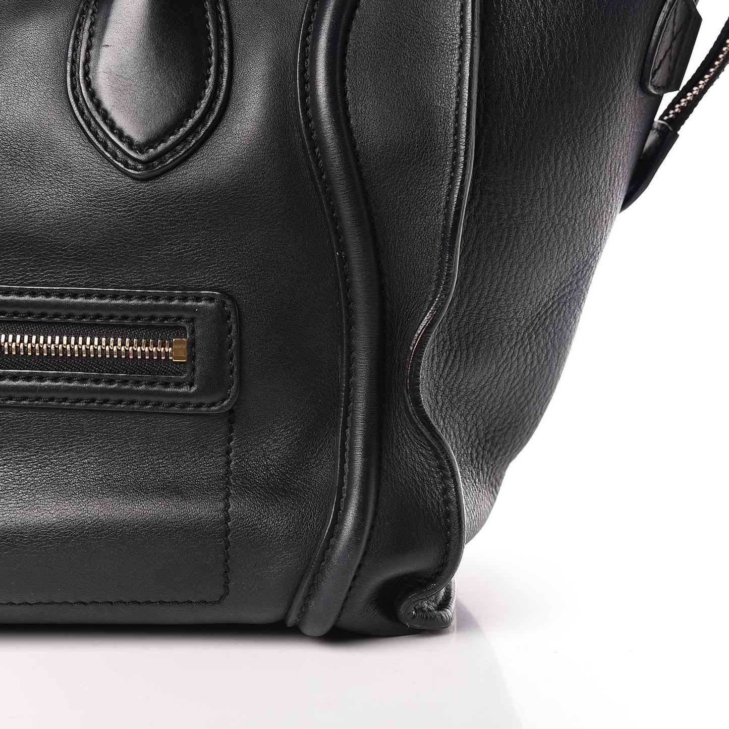 Smooth Calfskin Mini Luggage Black