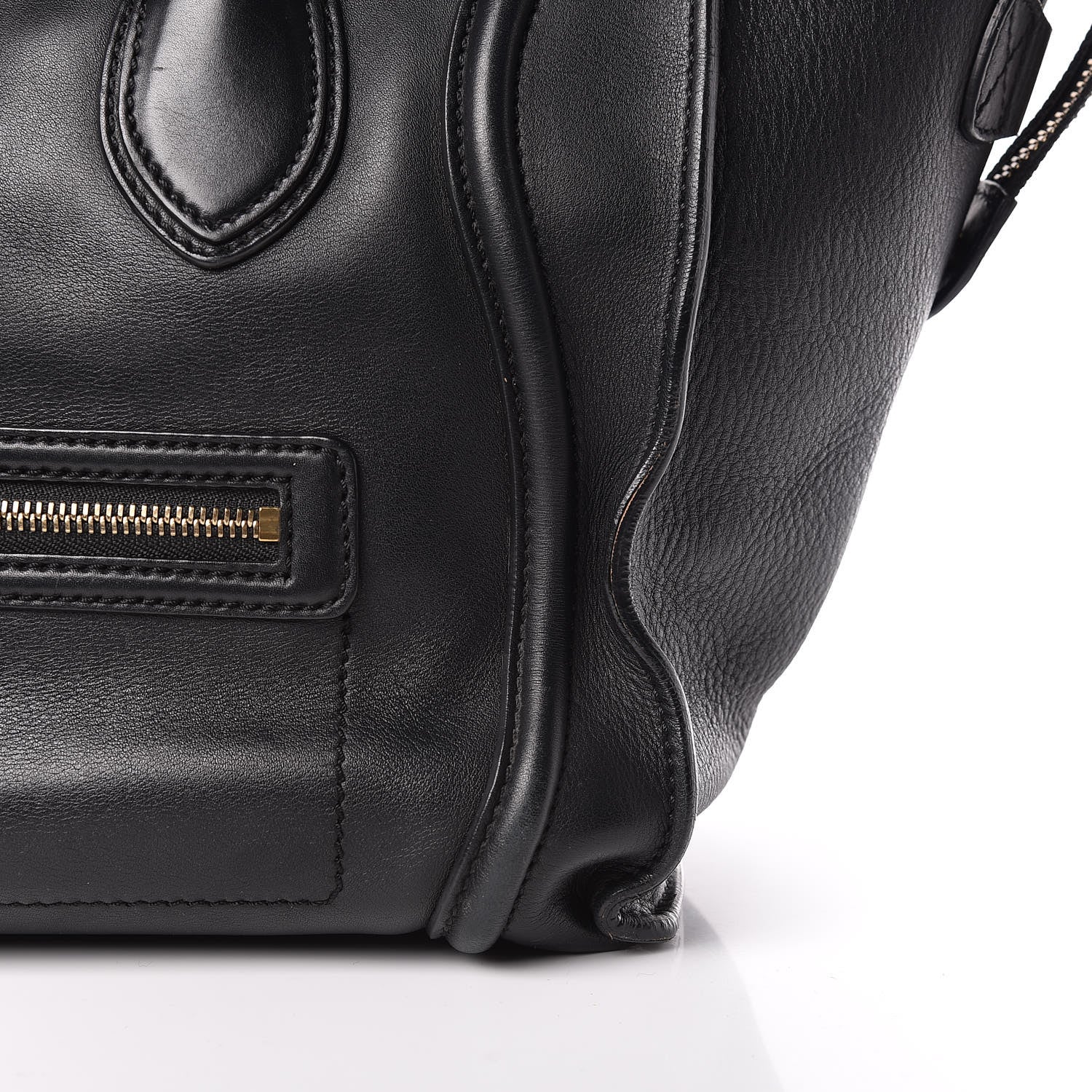 Celine Smooth Calfskin Mini Luggage Black 14 of 17