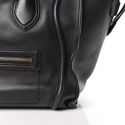 Celine Smooth Calfskin Mini Luggage Black 14 of 17