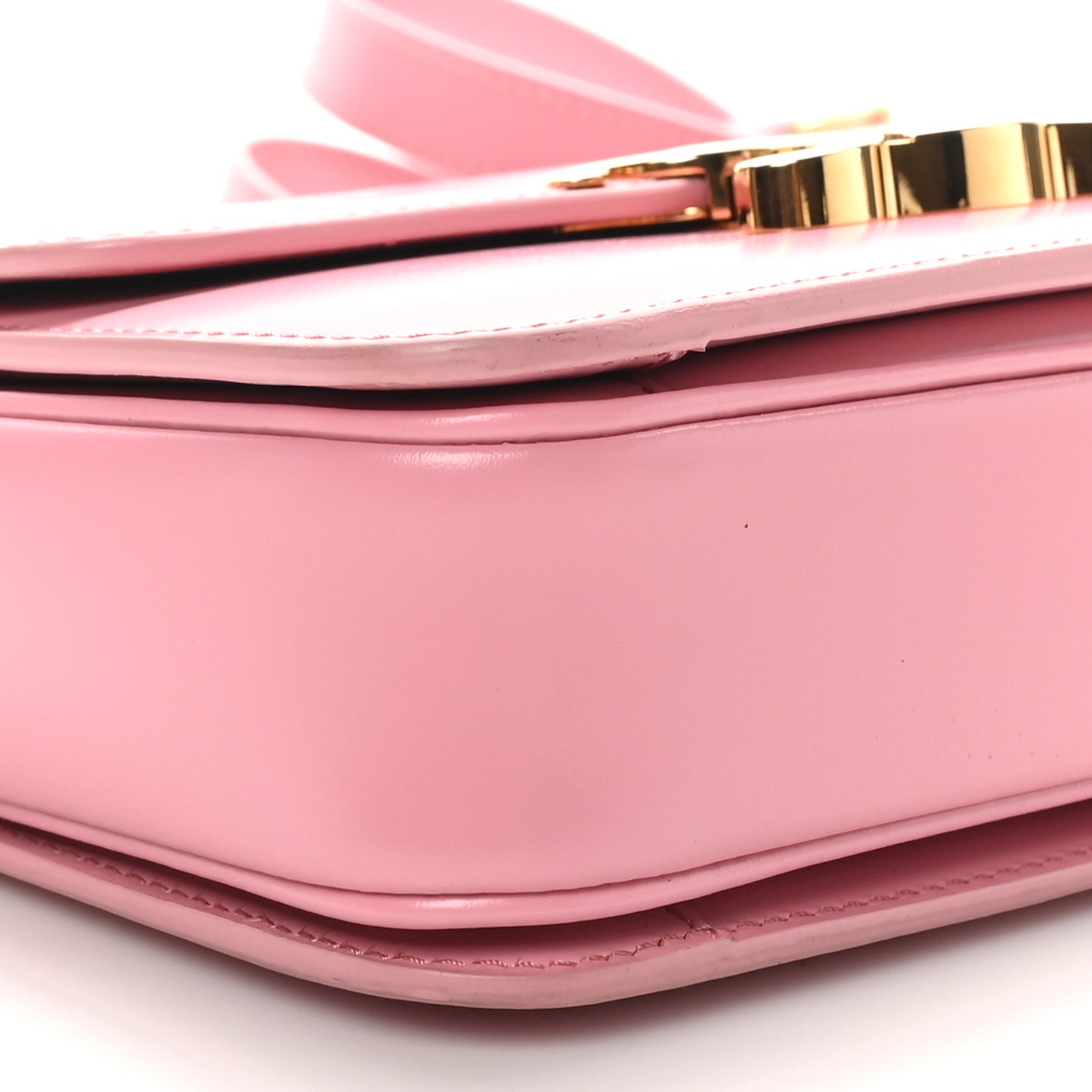 Shiny Calfskin Teen Triomphe Rose